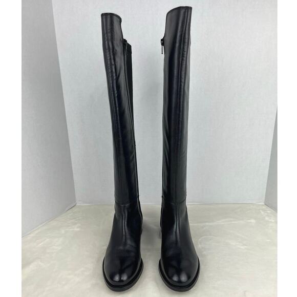 Luichiny Trend Lee Black‎ Leather Stretch Panel
Over The Knee 50/50 Zip Boots 7 - Picture 4 of 16